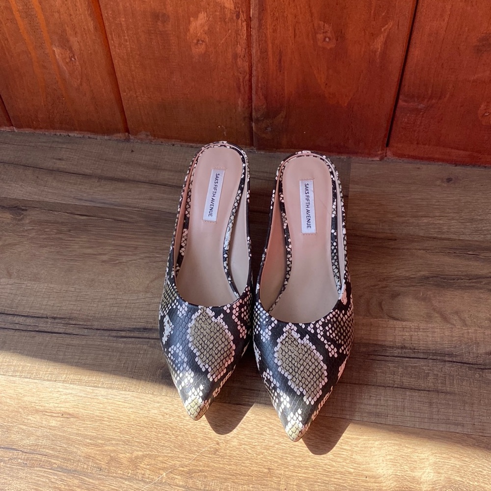 Snake Skin Heels